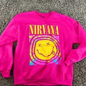 Nirvana oversized sweatshirt NEW no tags. Size large